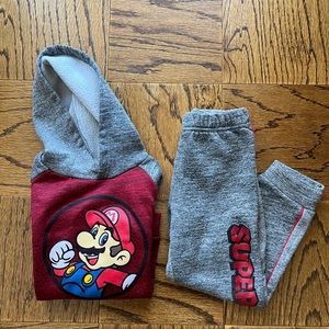 Super Mario Sweatshirt and Sweatpants Set
